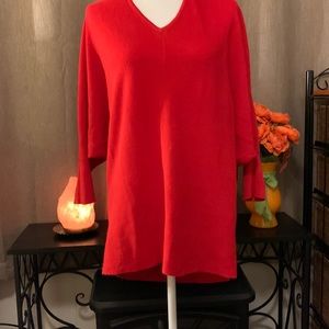 Womens red sweater